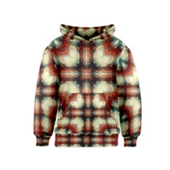 Royal Plaid  Kids  Pullover Hoodie by LW41021