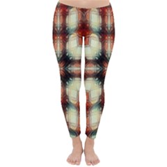 Royal Plaid  Classic Winter Leggings by LW41021