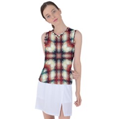 Royal Plaid  Women s Sleeveless Sports Top by LW41021