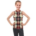 Royal Plaid  Kids  Sleeveless Polo Tee View1