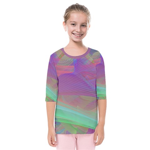 Color Winds Kids  Quarter Sleeve Raglan Tee by LW41021