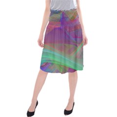 Color Winds Midi Beach Skirt