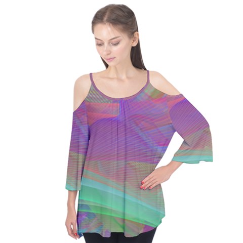 Color Winds Flutter Tees by LW41021