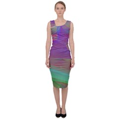 Color Winds Sleeveless Pencil Dress by LW41021