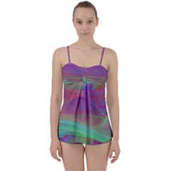 Color Winds Babydoll Tankini Set by LW41021