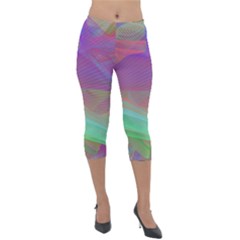 Color Winds Lightweight Velour Capri Leggings 