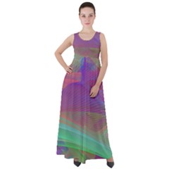 Color Winds Empire Waist Velour Maxi Dress by LW41021