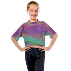 Color Winds Kids Mock Neck Tee