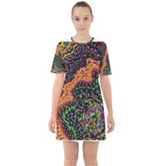 Goghwave Sixties Short Sleeve Mini Dress by LW41021