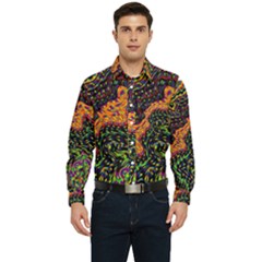 Goghwave Men s Long Sleeve Pocket Shirt  by LW41021