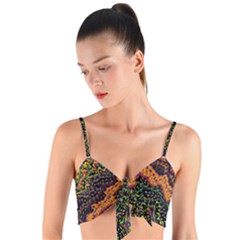 Goghwave Woven Tie Front Bralet