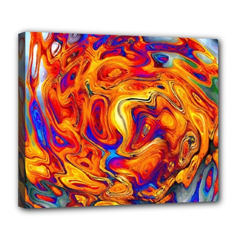 Sun & Water Deluxe Canvas 24  X 20  (stretched) by LW41021