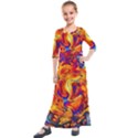 Sun & Water Kids  Quarter Sleeve Maxi Dress View1