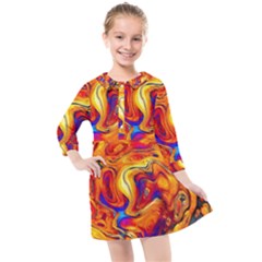 Sun & Water Kids  Quarter Sleeve Shirt Dress by LW41021