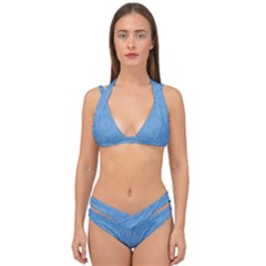 Blue Joy Double Strap Halter Bikini Set