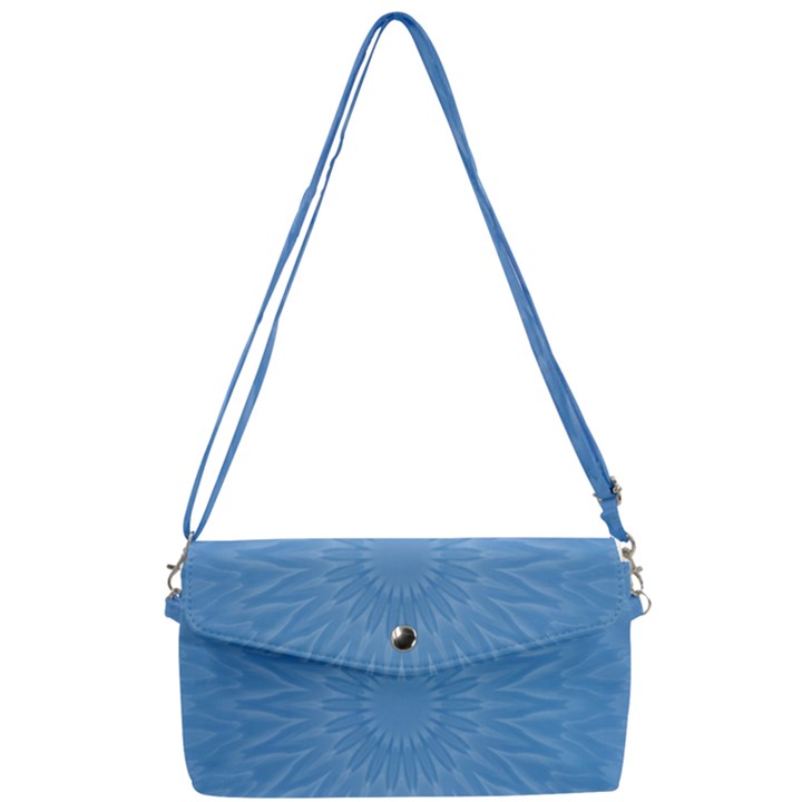 Blue Joy Removable Strap Clutch Bag