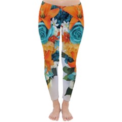 Spring Flowers Classic Winter Leggings by LW41021