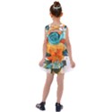 Spring Flowers Kids  Cross Back Dress View2