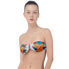 Spring Flowers Classic Bandeau Bikini Top  by LW41021