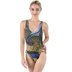 Sea Of Wonder High Leg Strappy Swimsuit by LW41021