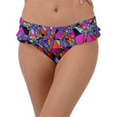 Abstract  Frill Bikini Bottom