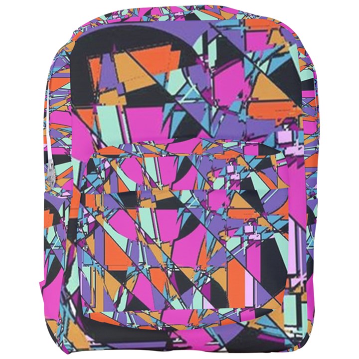 Abstract  Full Print Backpack