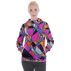 Abstract  Women s Hooded Pullover