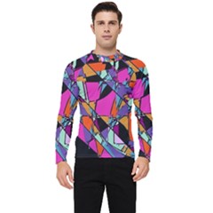 Abstract  Men s Long Sleeve Rash Guard by LW41021