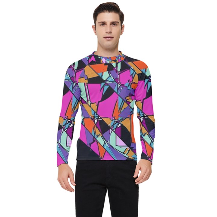 Abstract  Men s Long Sleeve Rash Guard