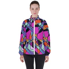 Abstract  Women s High Neck Windbreaker by LW41021