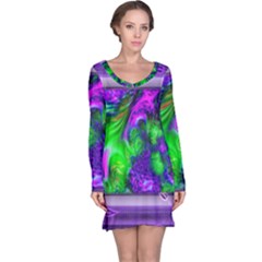 Feathery Winds Long Sleeve Nightdress