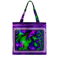 Feathery Winds Zipper Grocery Tote Bag