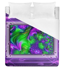 Feathery Winds Duvet Cover (queen Size) by LW41021