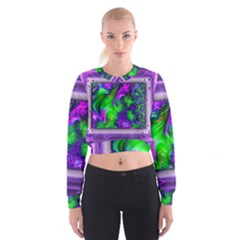 Feathery Winds Cropped Sweatshirt