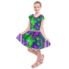 Feathery Winds Kids  Short Sleeve Dress