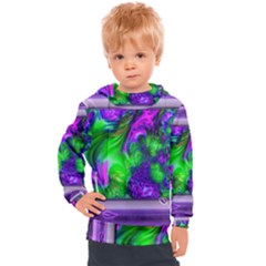 Feathery Winds Kids  Hooded Pullover by LW41021