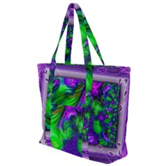 Feathery Winds Zip Up Canvas Bag by LW41021