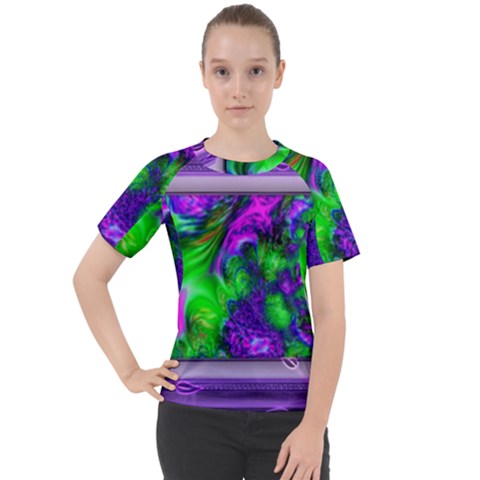 Feathery Winds Women s Sport Raglan Tee by LW41021