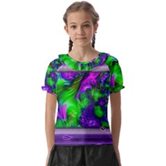 Feathery Winds Kids  Frill Chiffon Blouse