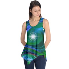 Night Sky Sleeveless Tunic by LW41021