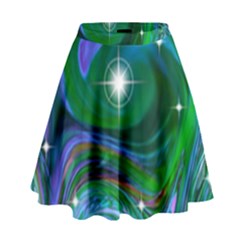 Night Sky High Waist Skirt