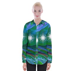 Night Sky Womens Long Sleeve Shirt