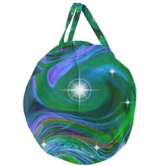 Night Sky Giant Round Zipper Tote by LW41021