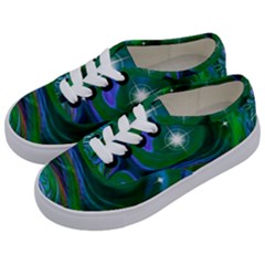 Night Sky Kids  Classic Low Top Sneakers by LW41021