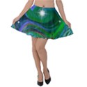 Night Sky Velvet Skater Skirt View1