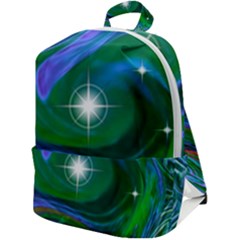 Night Sky Zip Up Backpack by LW41021