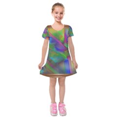 Prisma Colors Kids  Short Sleeve Velvet Dress by LW41021