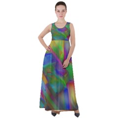 Prisma Colors Empire Waist Velour Maxi Dress by LW41021