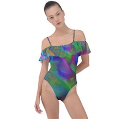 Prisma Colors Frill Detail One Piece Swimsuit by LW41021