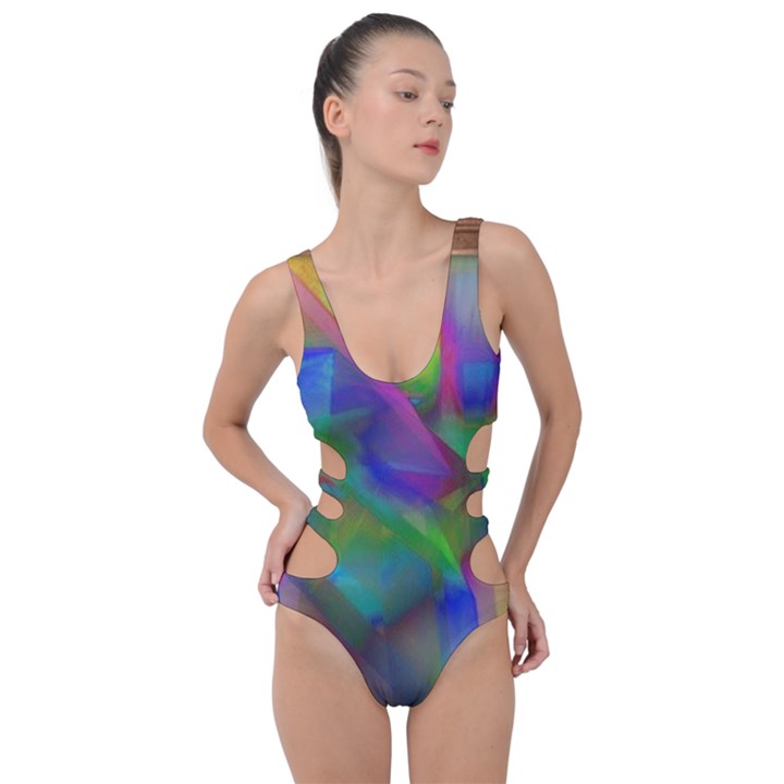 Prisma Colors Side Cut Out Swimsuit